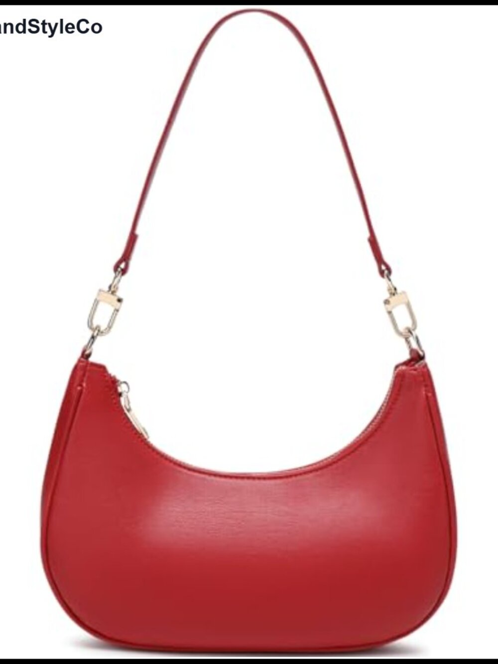 Women's Hobo Shoulder Bag PU Leather Zipper Handbag Cute Lightweight Underarm